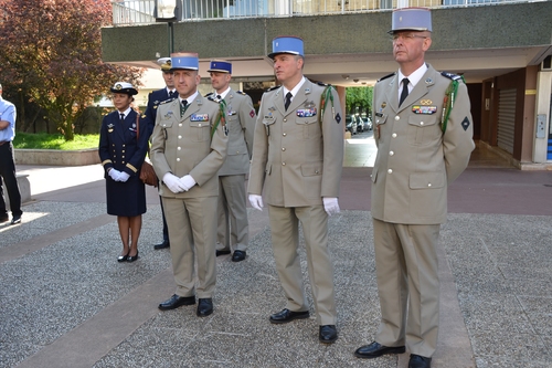 * Obsèques de Raymonde Jeanmougin, la dernière "Rochambelle" de la 2e D.B. du général Leclerc