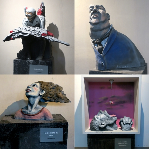 Oeuvres de l'expo "Chemins d'Art Sacré en Alsace" de J-L Schiké