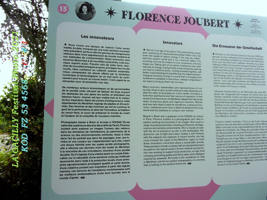 13 A. L. P. 2021 L-G: 2/3 FLORENCE  JOUBERT Les innovateurs   D  24-09-2021   