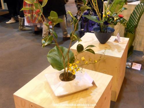 Salon du Livre 2012 ikebana Salon du Livre 2012 ikebana