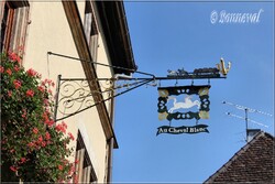 Enseigne de magasin Eguisheim Haut-Rhin Alsace