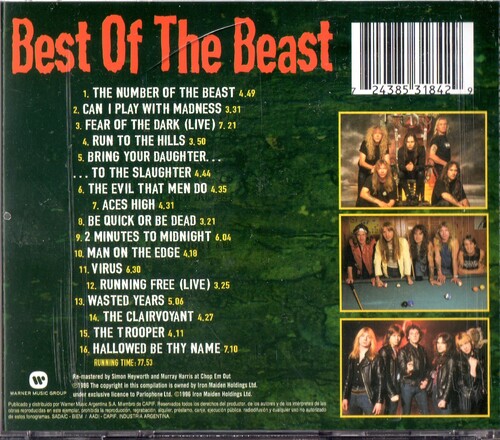 Ajout CD: Best of the beast