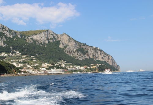 Tour de l'île de Capri en bateau