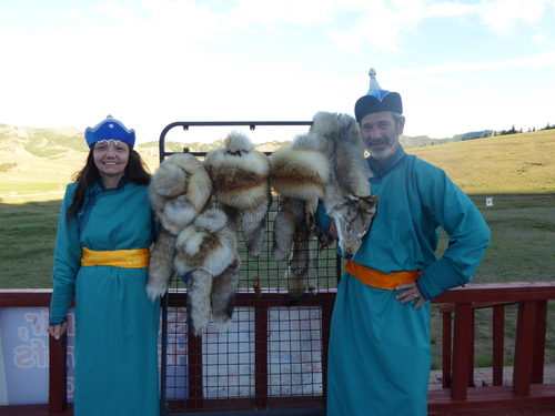 Voyage Transsibérien 2017, le 20/07, 13 ème jour,  Mongolie, séance costume