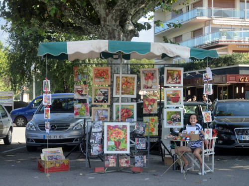 "marché de l'art" à Aix les Bains