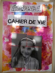 Couverture du cahier de vie