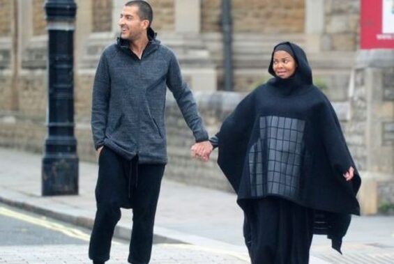 Janet Jackson en Niqab Abaya Hijab enceinte avec Wissam Al Mana3