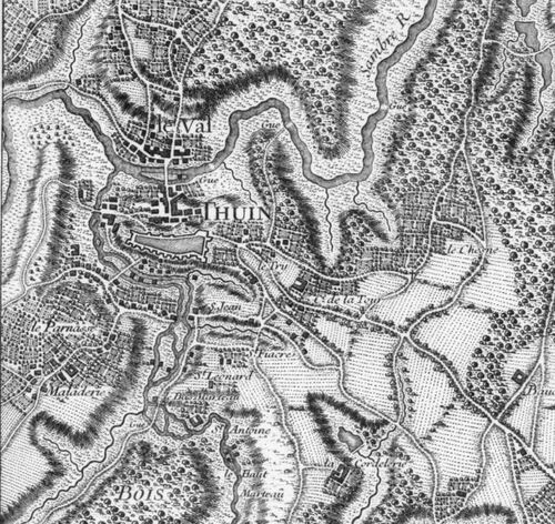 Carte topographique du comté de Namur, XVIIIe (gallica)