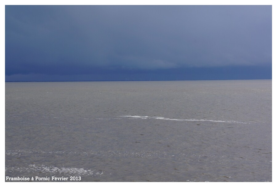 Pornic sous le ciel de Février 