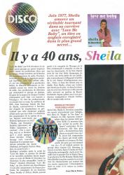 Actualité Sheila 2017 / MAJ du 1er juillet