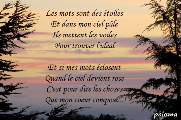 Et si mes mots...