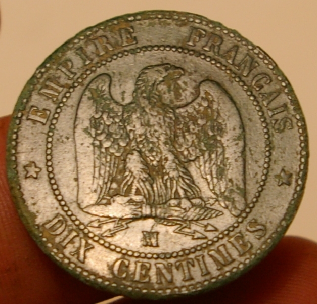 10 centimes 1855 ma