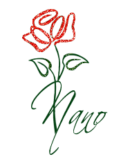 651 - Rose rouge - signature, blinkie, gif animé, fleur