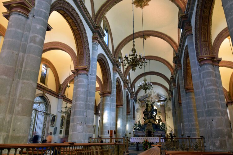 Oaxaca - Intérieur de la cathédrale