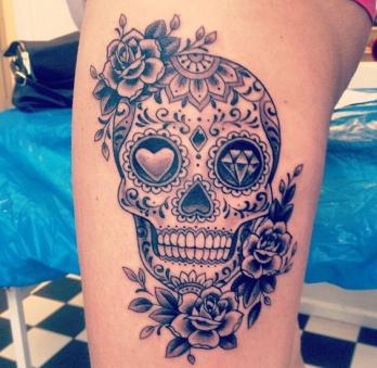 calavera tatouage