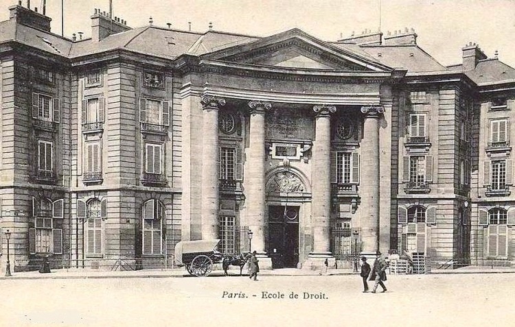 XX. L’École de Droit en 1774 : la façade 