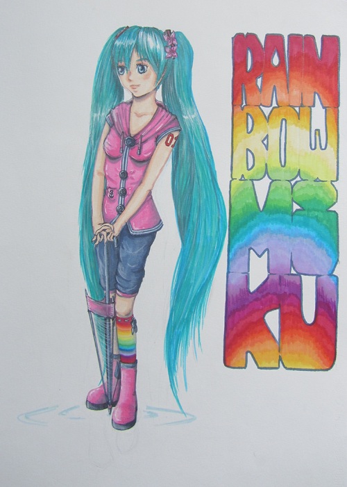 rainbow Miku