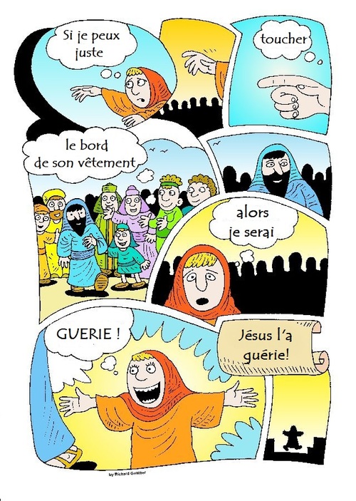 Les miracles de Jésus (en 1 page)