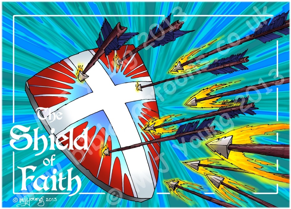 Ephesians 06 - Armour of God  - Shield (Blue)
