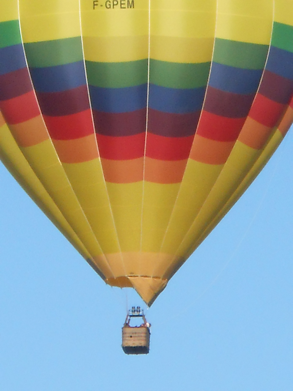 montgolfière à notre arrivée dans le jura,