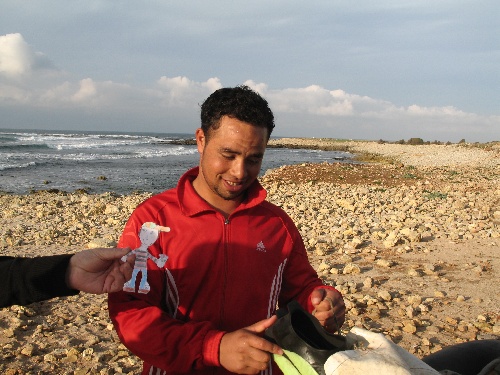 Un pêcheur marocain