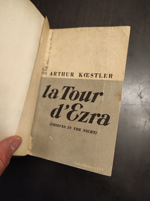 Arthur KOESTLER - La tour d'Ezra