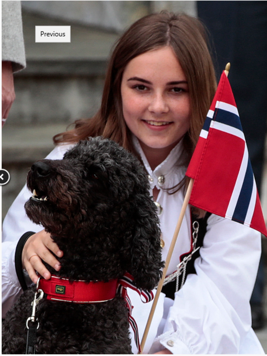 Fete nationale de Norvège avec cette famille royale que j'aime beaucoup