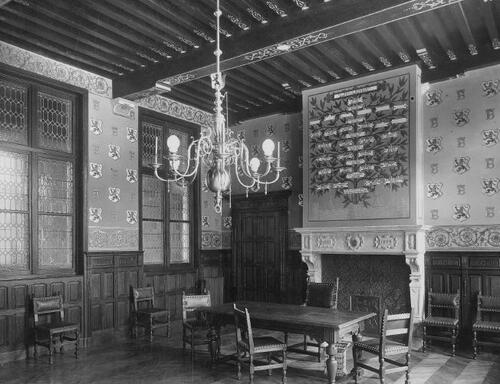 Binche - Hôtel de Ville-cabinet du bourgmestre - 1901 (kikirpa)