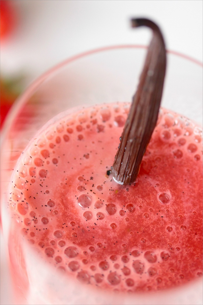 Smoothie fraise & vanille