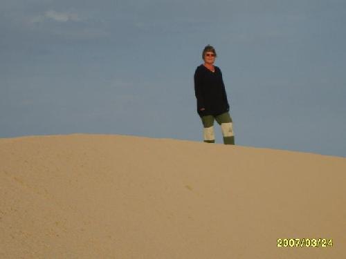 Mauritanie  Dernier bivouac en Mauritanie.