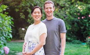 Le fondateur de Facebook, Mark Zuckerberg, et sa femme, Priscilla Chan, le 31 juillet 2015.