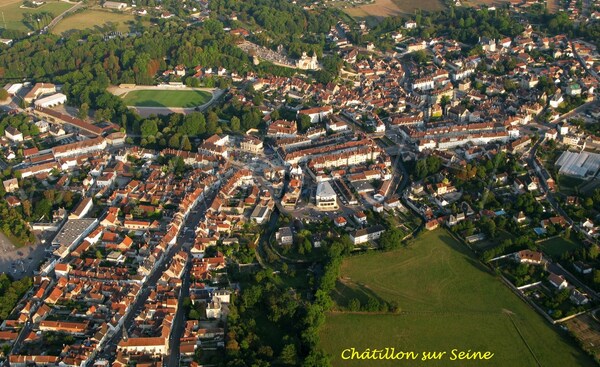 Le Châtillonnais vu du ciel, le canton de Châtillon sur Seine, première partie
