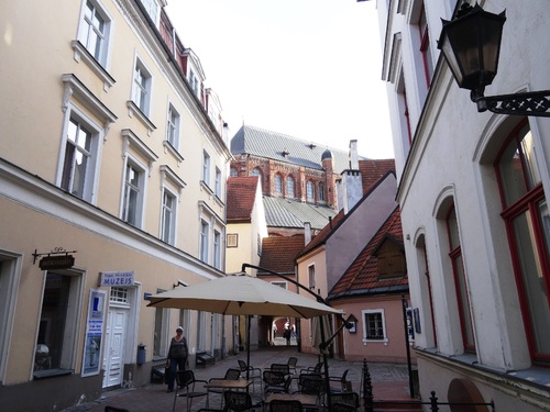 Riga: autour de l'église Zaint Zean et du quartier du Couvent