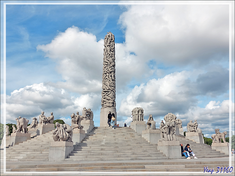 Parc de sculptures Gustav Vigeland (Installation Vigeland) - Oslo - Norvège