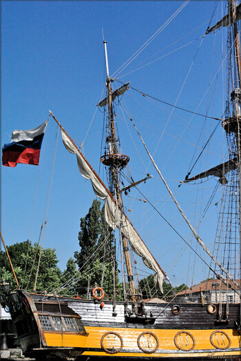Photo du bateau le Shtandart (au port de Rochefort)