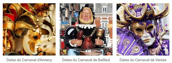 Mois de février = mois des carnavals