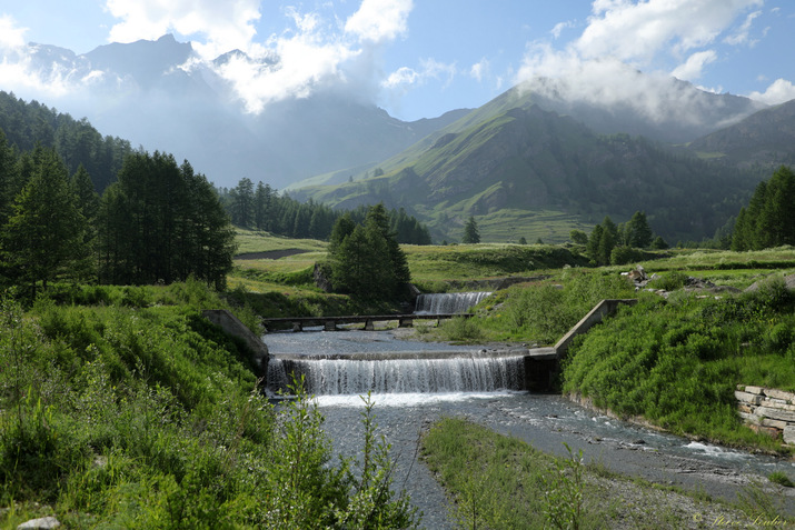 Village typique piémontais de Chianale, 1800m