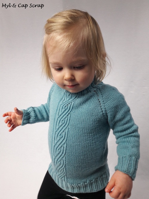 Caps : Pull tricoté Little Braided Brioche en 2 ans