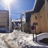 Remontée de la rue de Tortes à Gourette