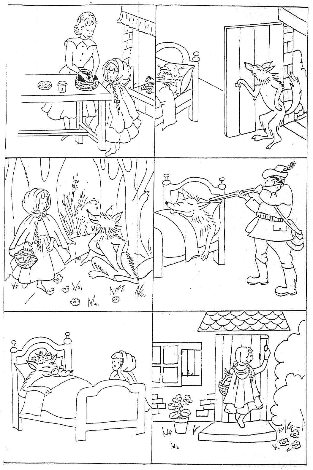 6 Images Séquentielles à Imprimer Images séquentielles "Le petit Chaperon rouge" - Rédaction au primaire