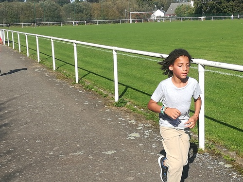 Après-midi endurance au stade de foot