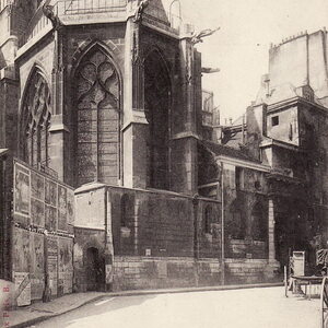Chevet de l'Eglise St-Gervais (XIVe siècle) - Rue des Barres