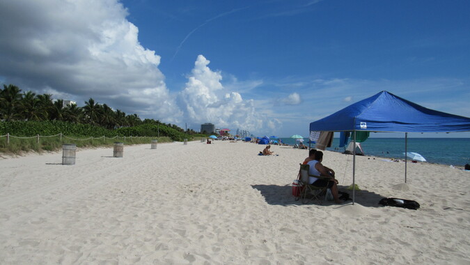 La Floride (Miami Beach) la plage