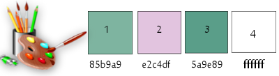 Palette couleur tuto vert