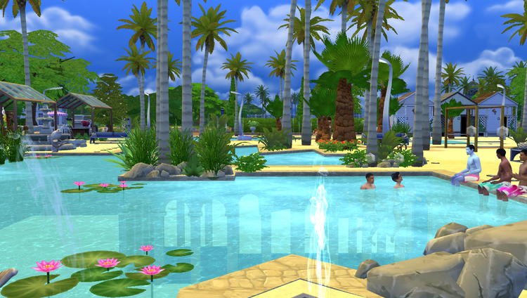 Sims 4 Comme à la plage 
