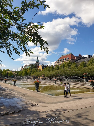 Espace vert et jardin du roi à Stockholm