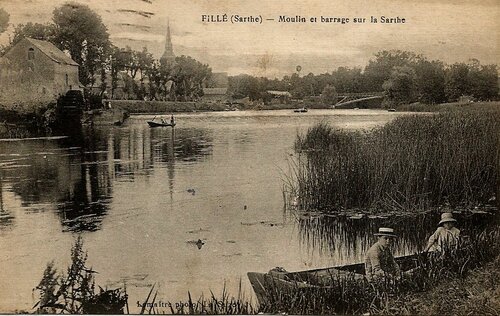 La Belle Epoque - Messieurs Roboam et Loriot respectivement Maires jusqu'en 1908.