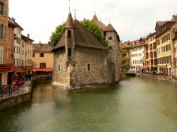 Annecy, le Thiou et le Palais de l’isle