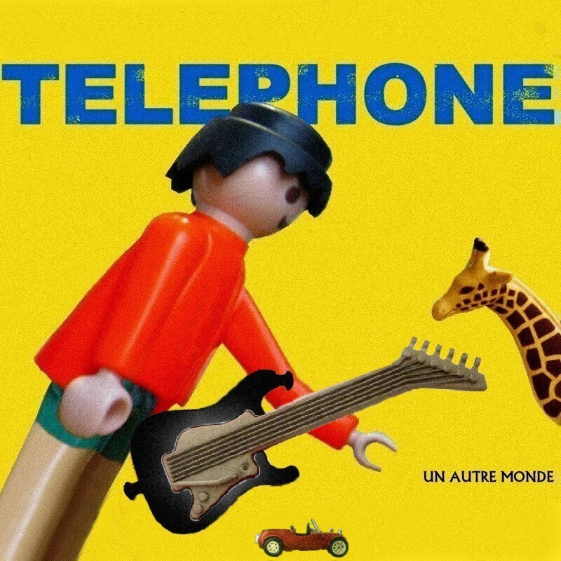 TELEPHONE - un autre monde (pochette de l'album version jouet en plastique)  - Paco9477