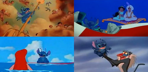 Lilo et Stitch ou C'est l'histoire de Stitch qui court il tombe et il se fait un bleu